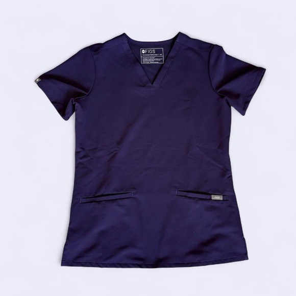 Purple Jam Casma Figs Scrub Top - Picture 1 of 1